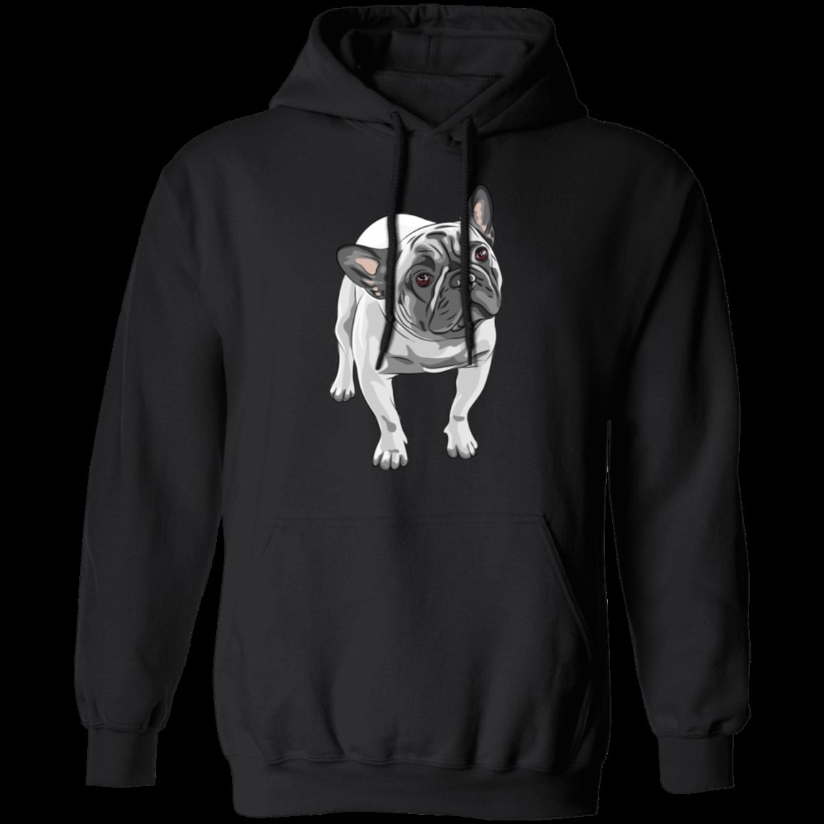 FUNNY ENGLISH BULLDOG LADIES Pullover Hoodie - 8 oz Unisex Hoodie with Digital Print