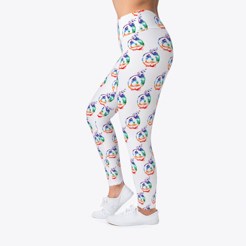 CUSTOMIZED YOGA TRENDY ART DESIGNER LEGGINGS