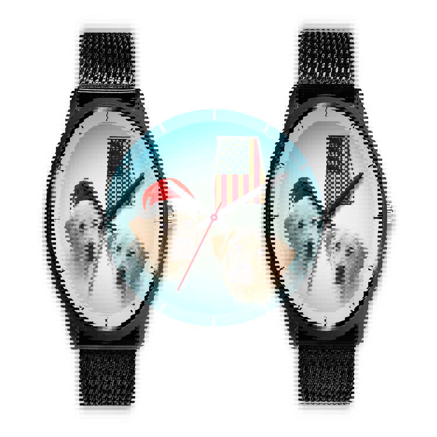 Labrador Retriever Alabama Christmas Special Wrist Watch