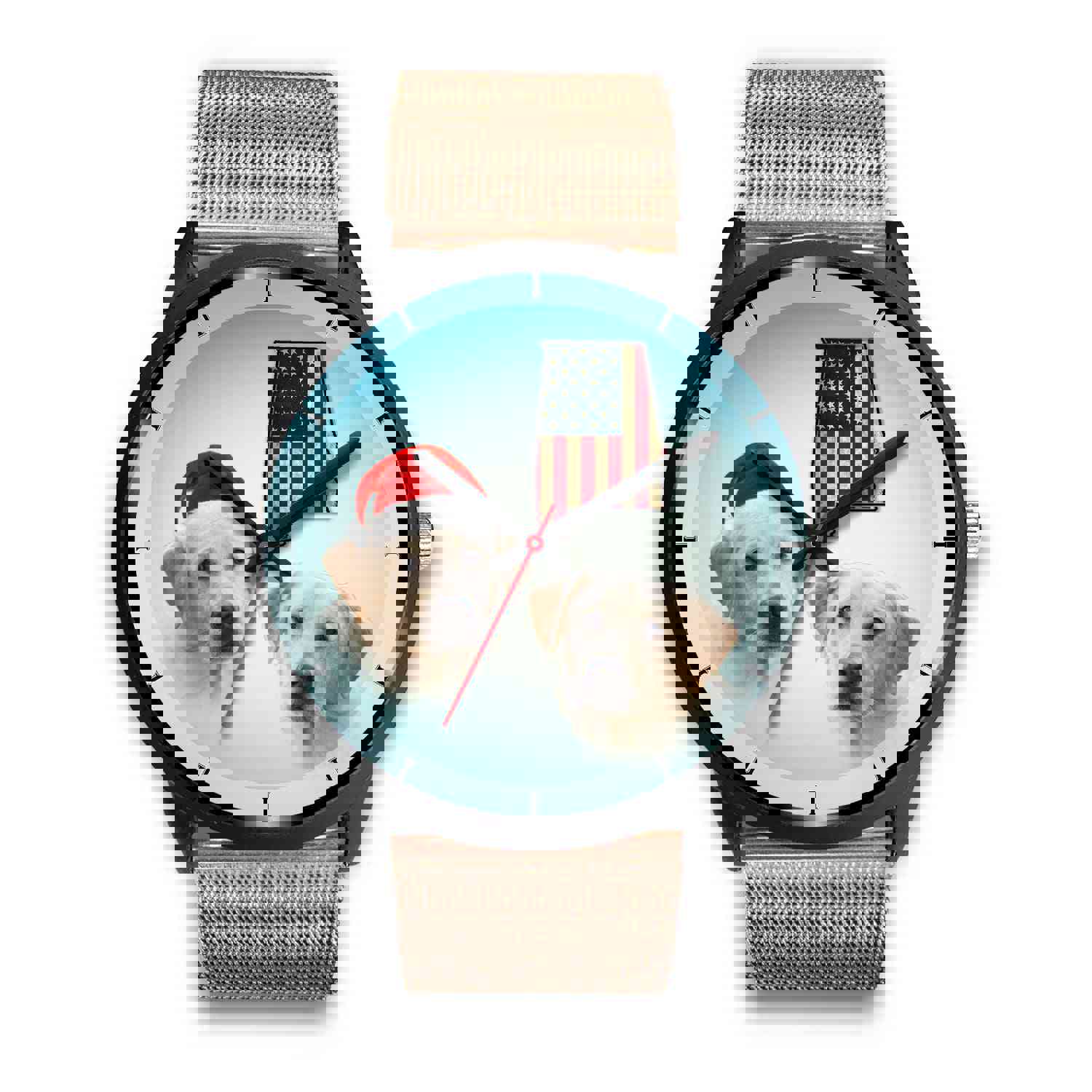 Labrador Retriever Alabama Christmas Special Wrist Watch