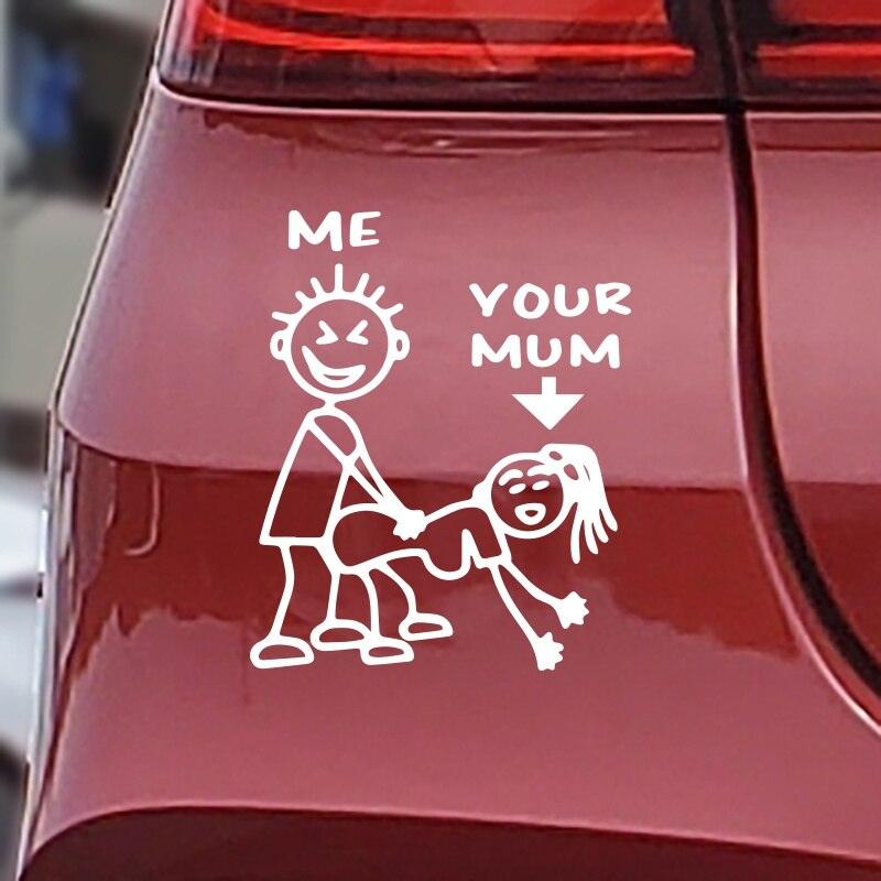 Funny Making My Stick Family Die Cut Vinyl Decal Sticker