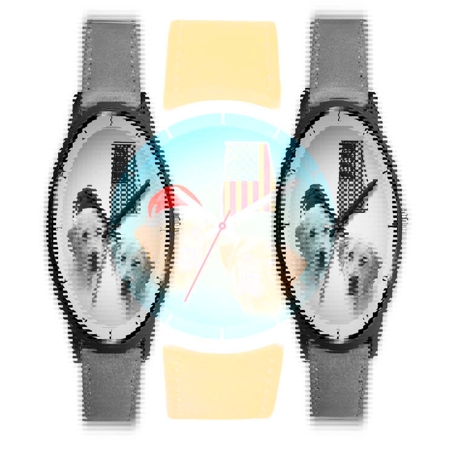 Labrador Retriever Alabama Christmas Special Wrist Watch