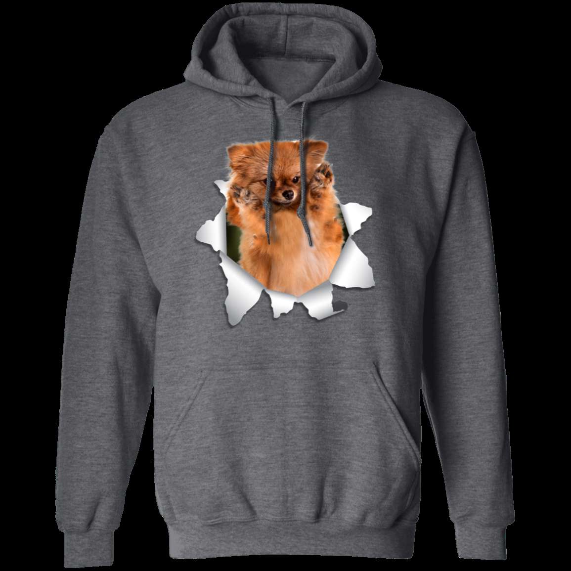 GERMAN SPITZ KLEIN 3D Pullover Hoodie - 8 oz Unisex Hoodie with Digital Print