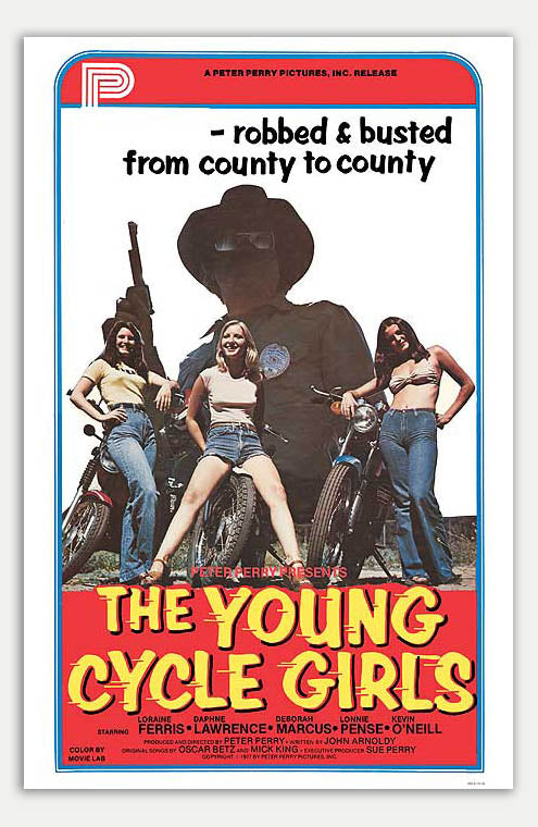 Young Cycle Girls - 11 x 17 Movie Poster (Reprint, 1977)