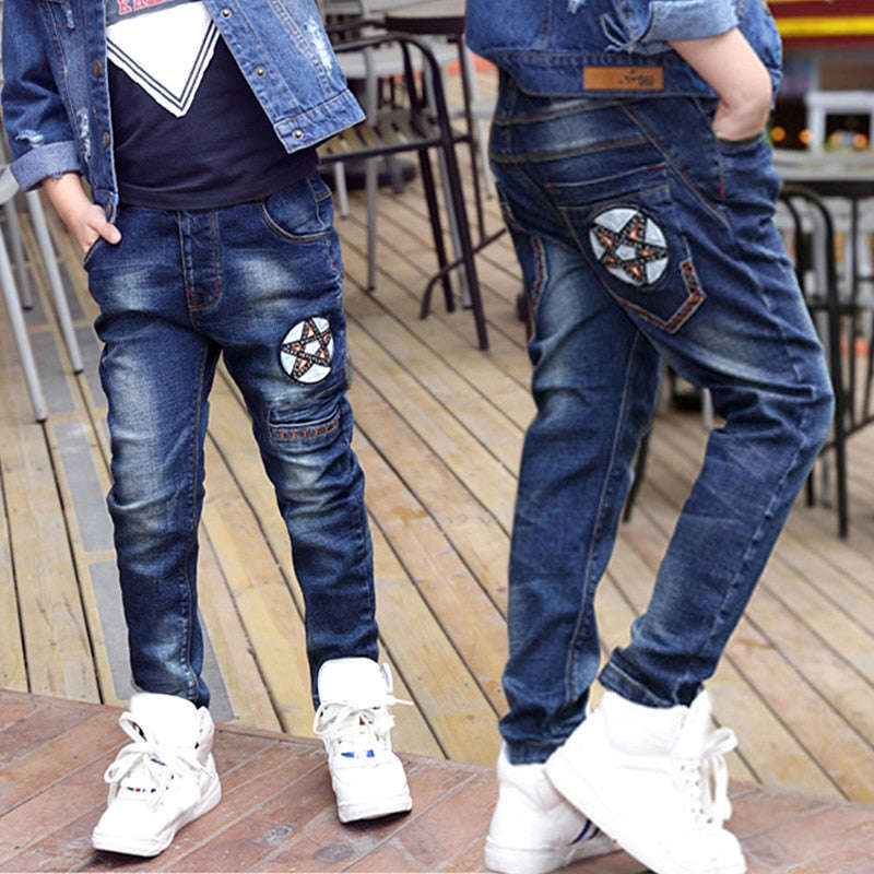 IENENS Kids Boys Jeans - Classic Denim Pants for Children (5-13 Years)