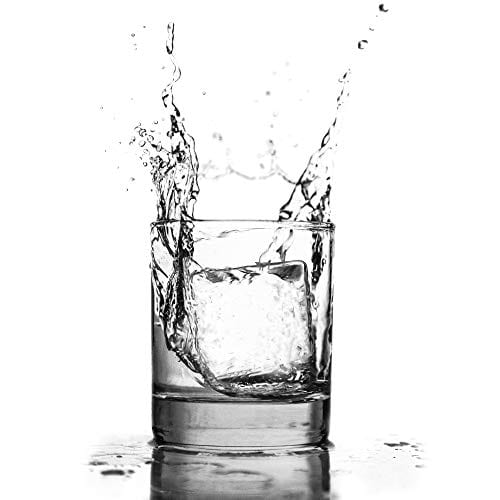 Glacio Premium Clear Cube Ice Duo - 2 Inch Whiskey Ice Cube Mold