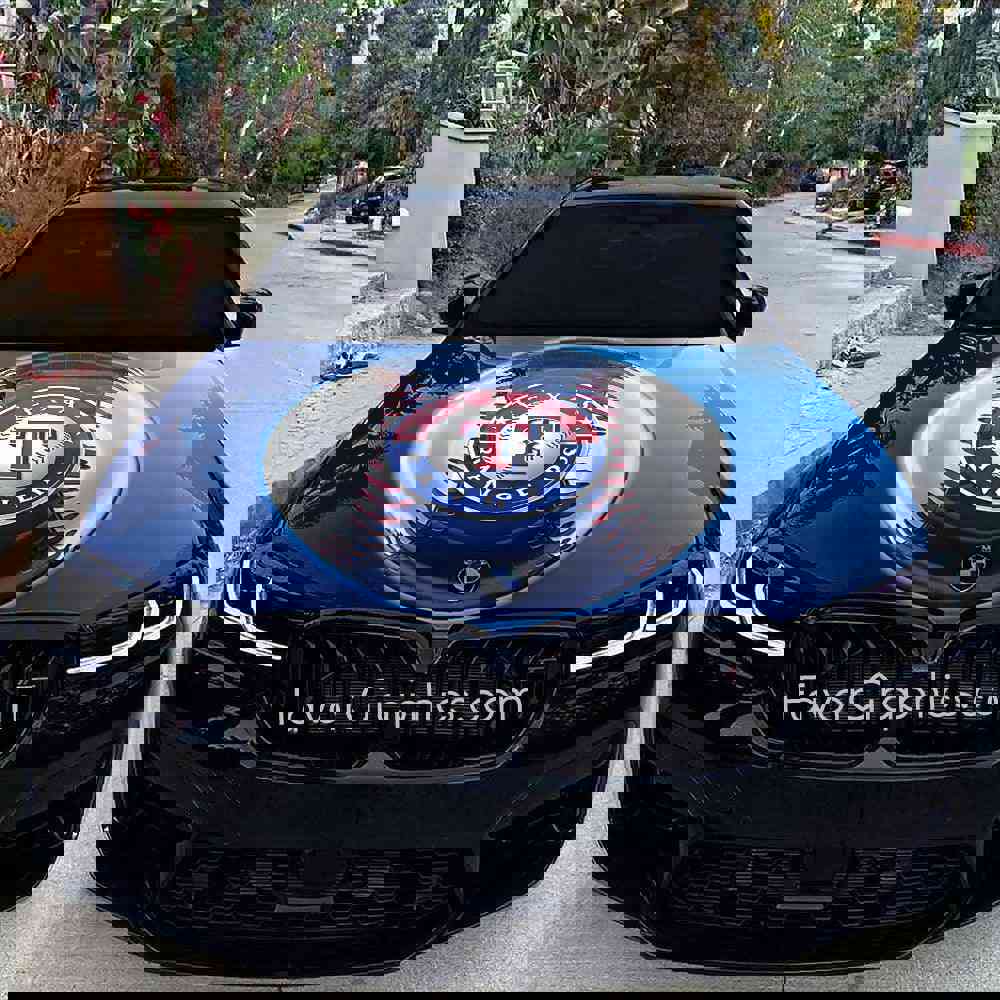 Texas Rangers Itasha Car Vinyl Hood Wrap Decal Sticker