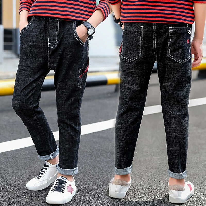 IENENS Kids Boys Jeans - Classic Denim Pants for Children (5-13 Years)