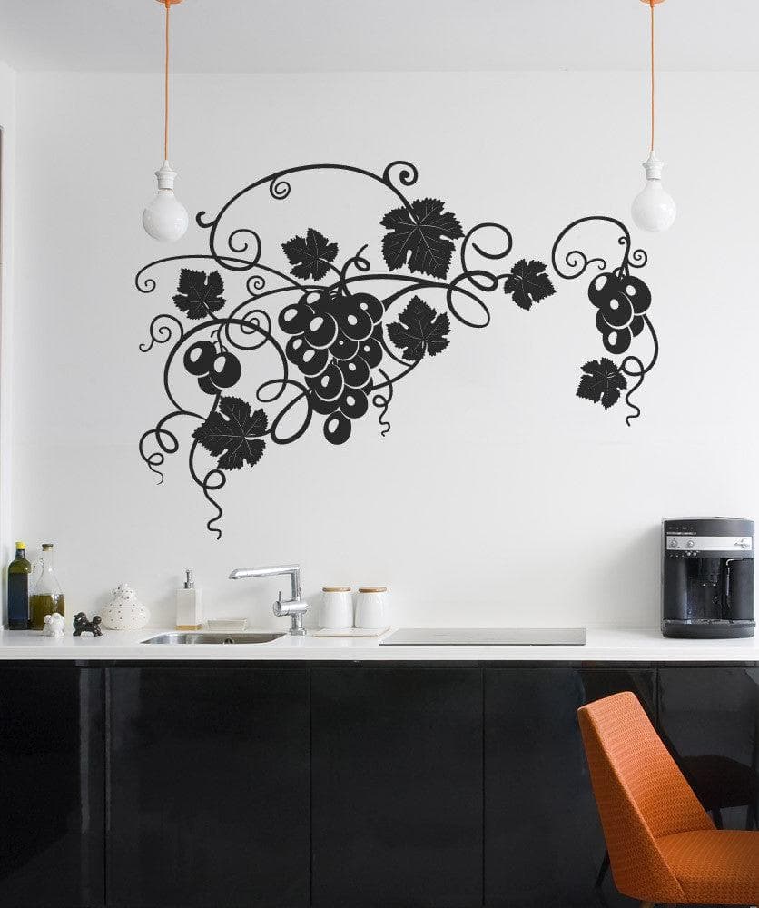 Vinyl Wall Decal Sticker Grapevine Whole #1273 - Removable & Easy to Apply