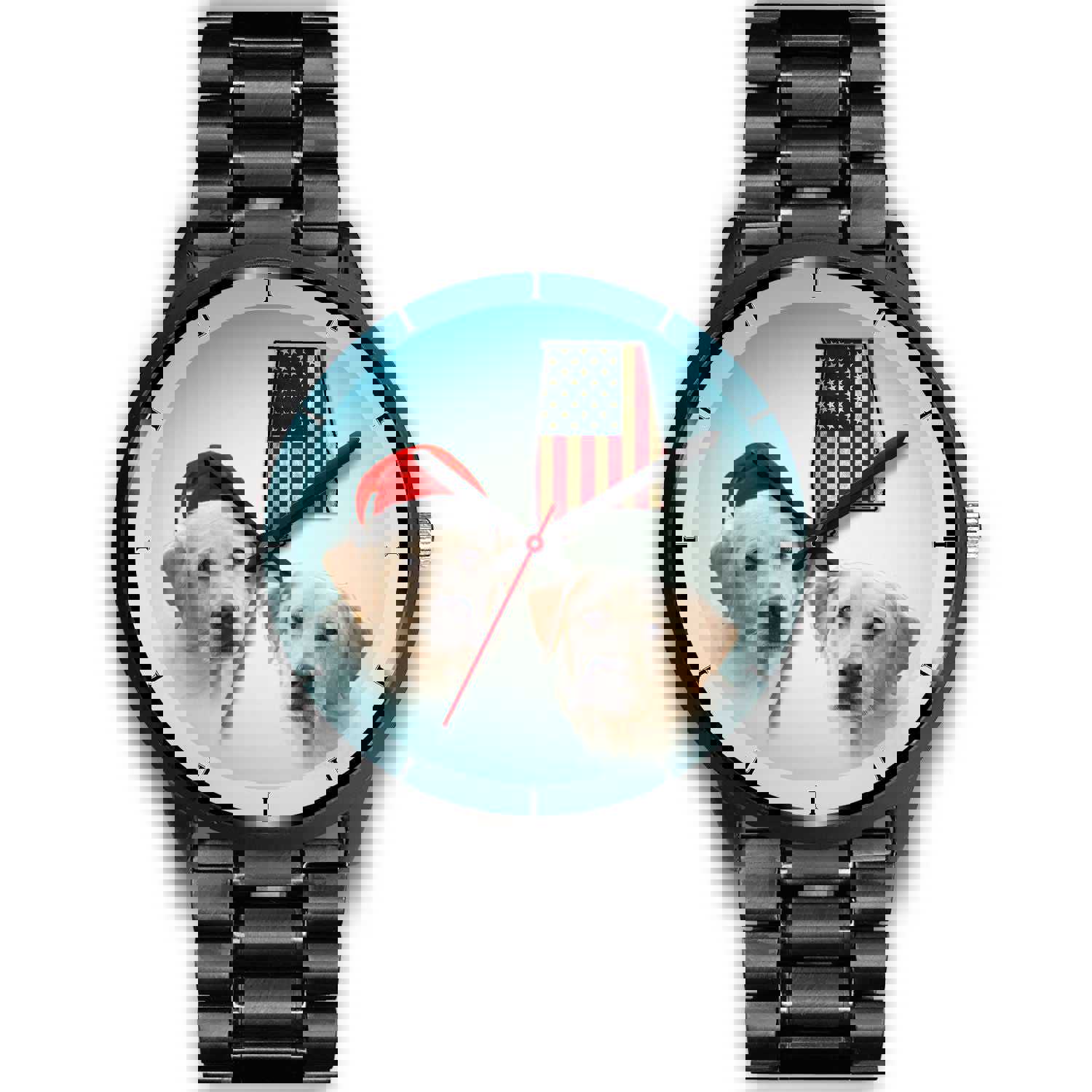 Labrador Retriever Alabama Christmas Special Wrist Watch