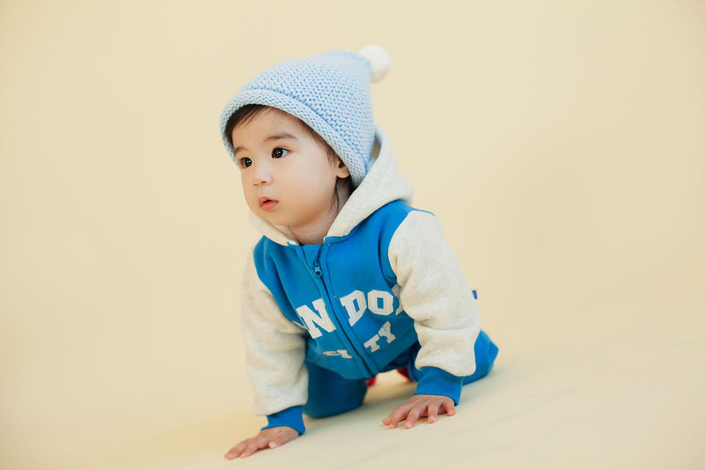 London Fleece Hoodie - Winter Jumpsuit Romper for Babies