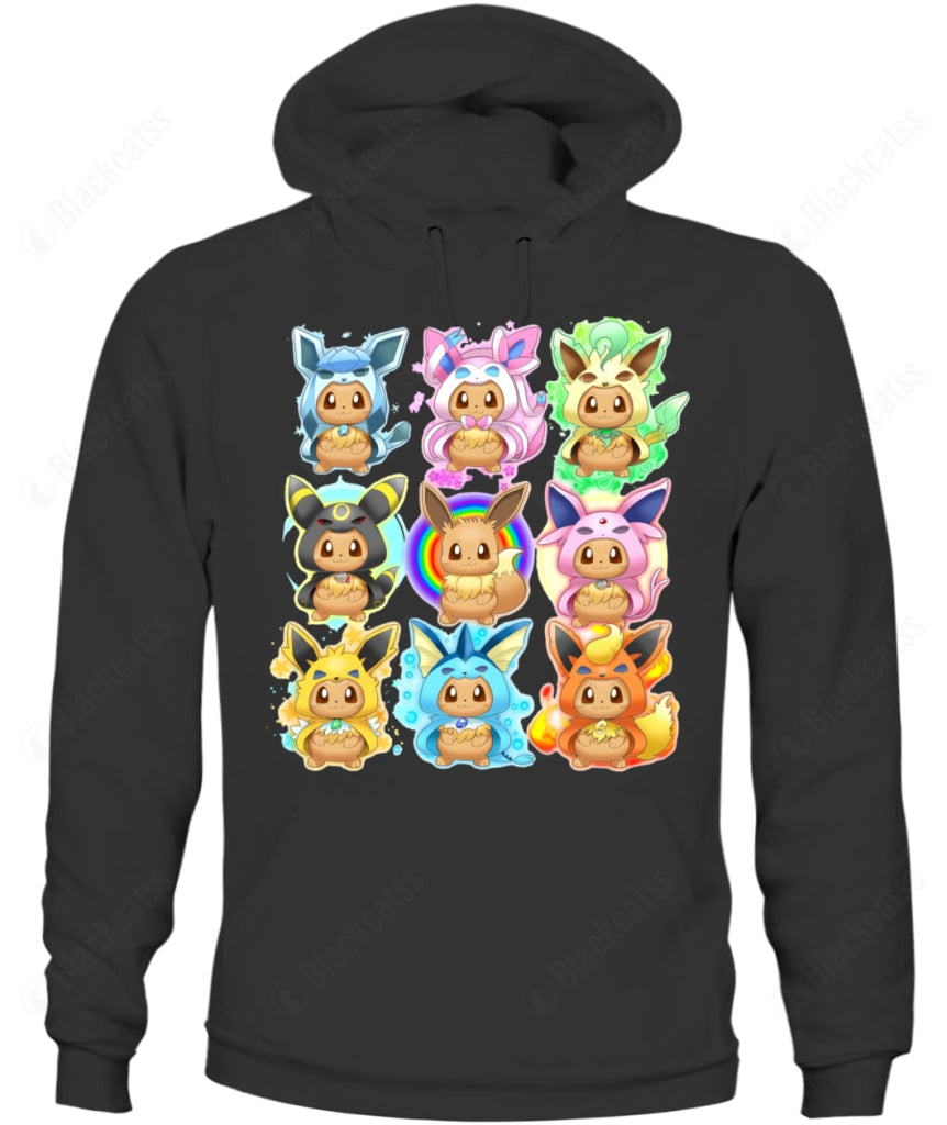 PKM Eevee Evolution Custom Graphic Apparel