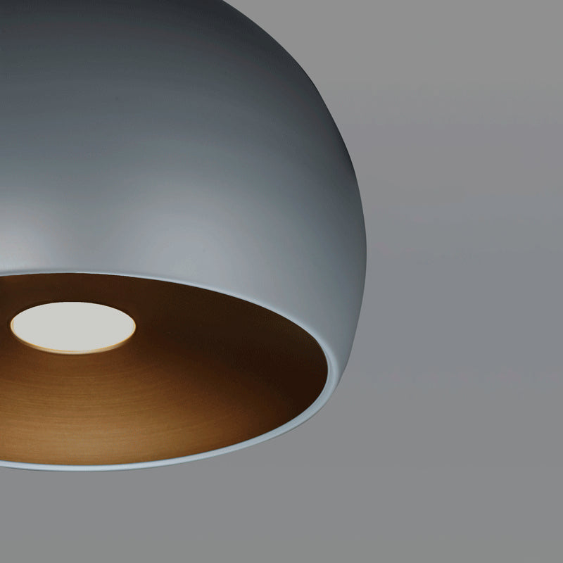 ET2 E24926-DGCOF Palla LED Pendant in Dark Grey / Coffee