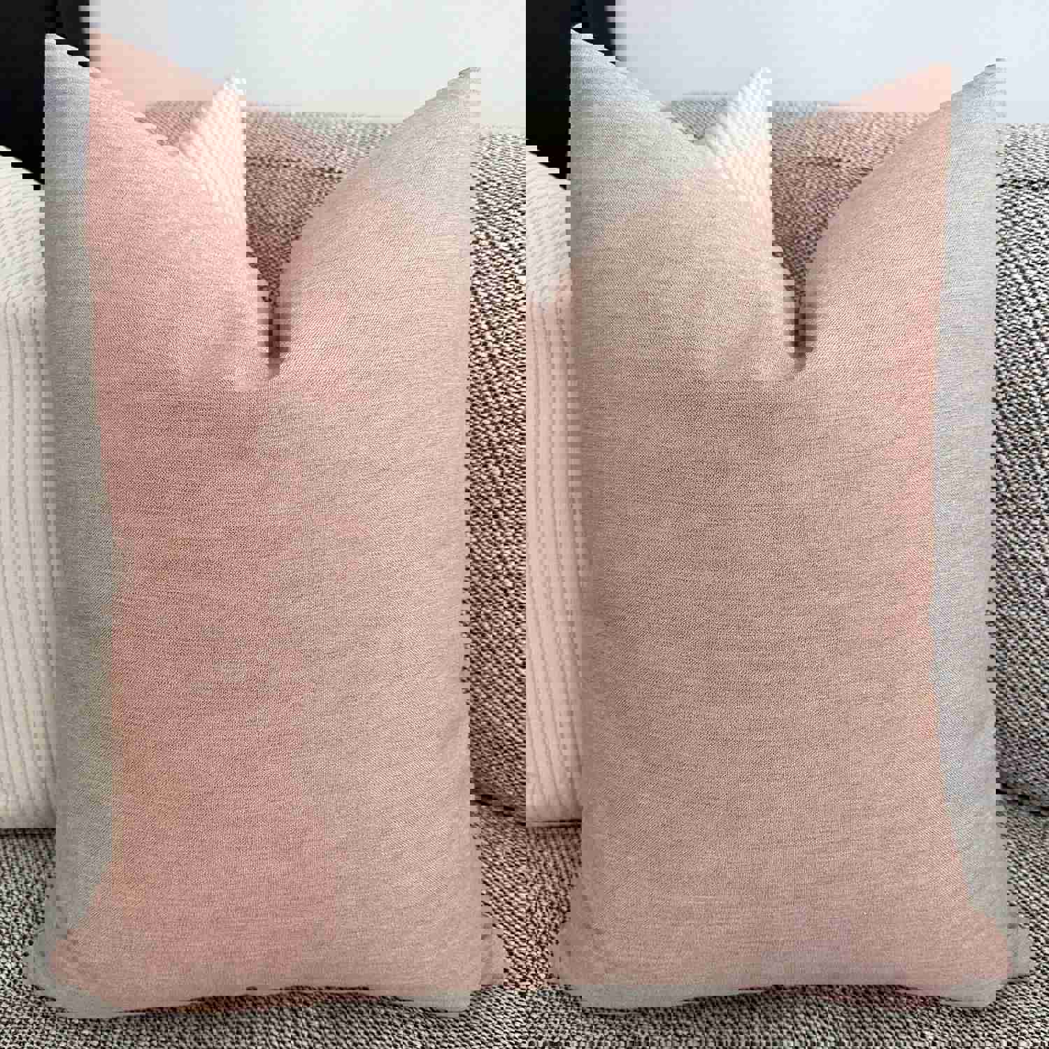 Seashell Pink Indoor/Outdoor Pillow Cover