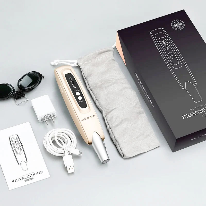 LESCOLTON LS-831/LS-830 Facial Skin Care Tools for Moles, Tattoos, Blackheads, and Skin Tags Removal