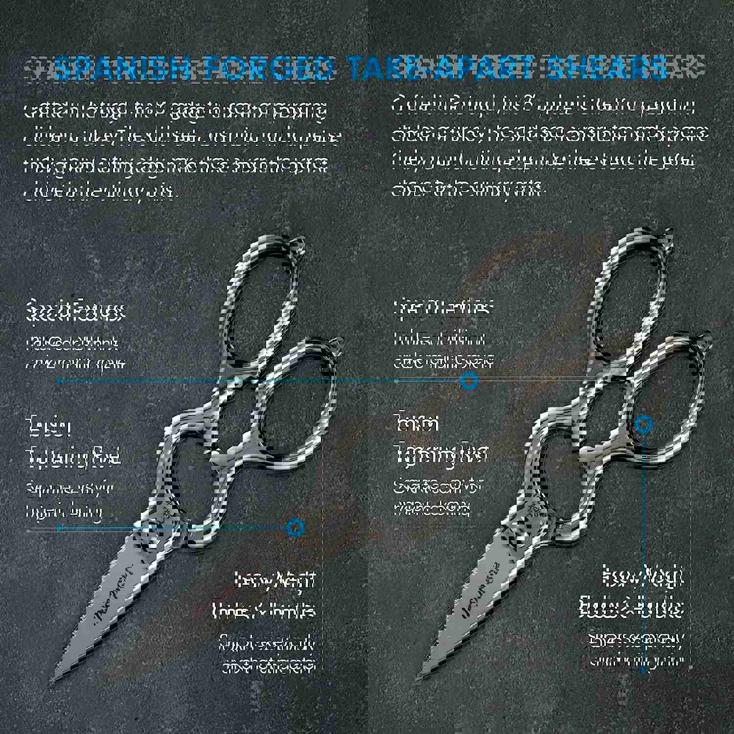 Messermeister - 8 Spanish Take-Apart Kitchen Scissors