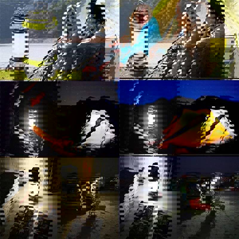 F2 Portable Rechargeable LED Lamp for Camping, Fishing, and Outdoor Activities