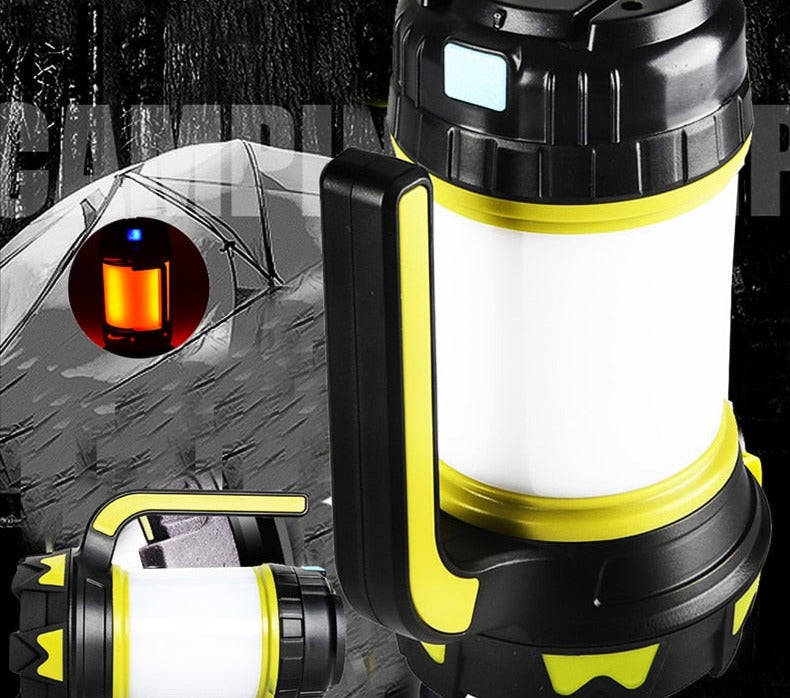 F2 Portable Rechargeable LED Lamp for Camping, Fishing, and Outdoor Activities