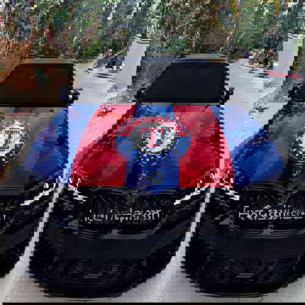 Texas Rangers Itasha Car Vinyl Hood Wrap Decal Sticker