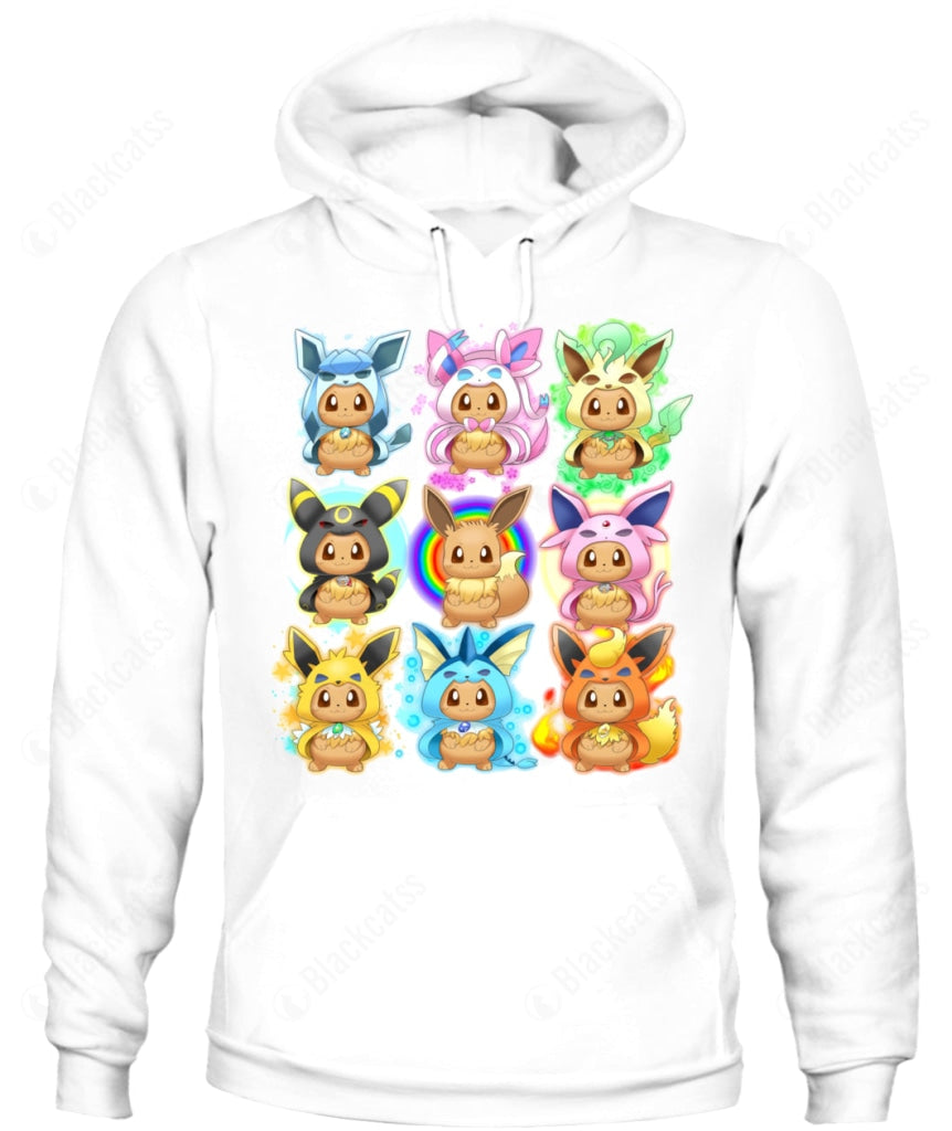PKM Eevee Evolution Custom Graphic Apparel