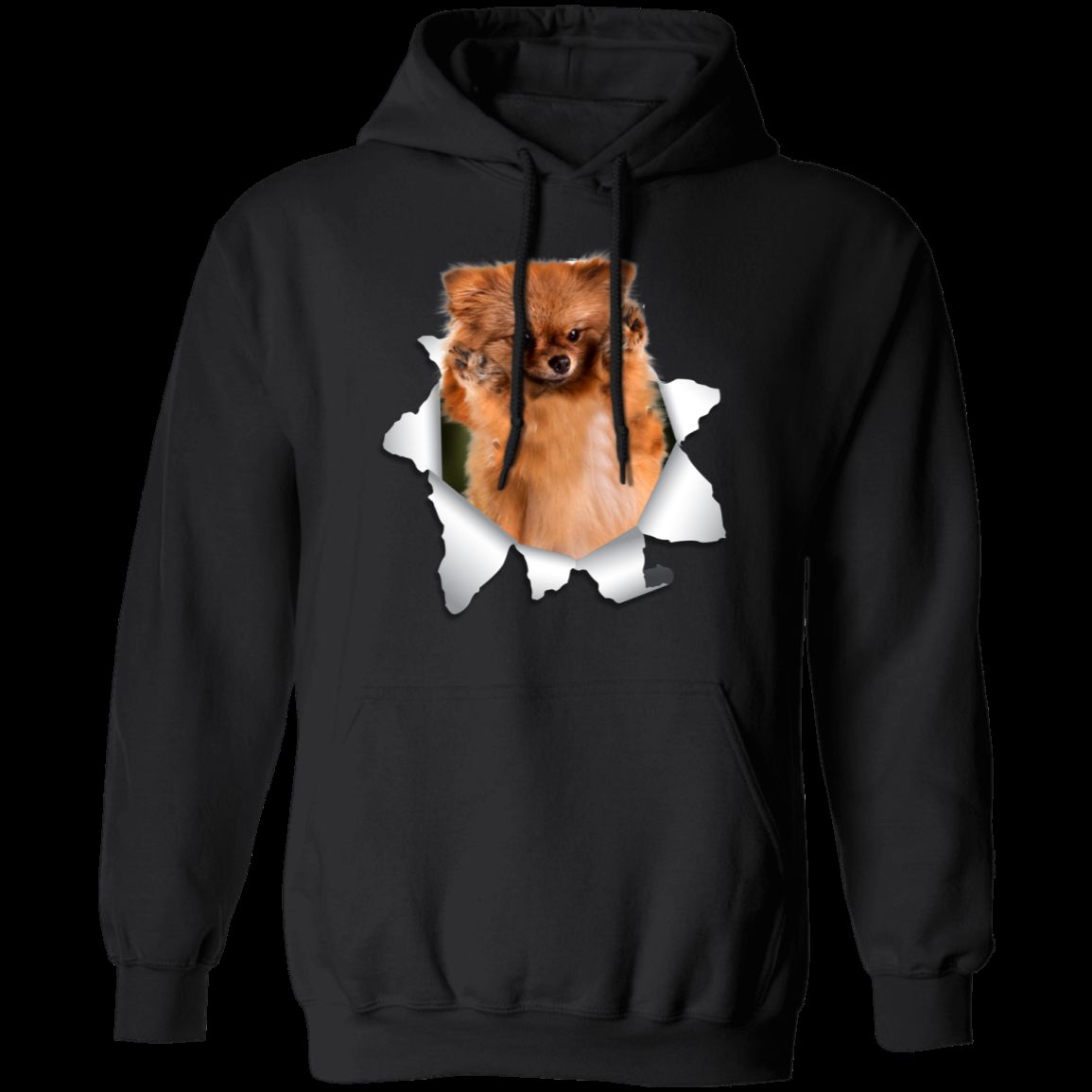 GERMAN SPITZ KLEIN 3D Pullover Hoodie - 8 oz Unisex Hoodie with Digital Print