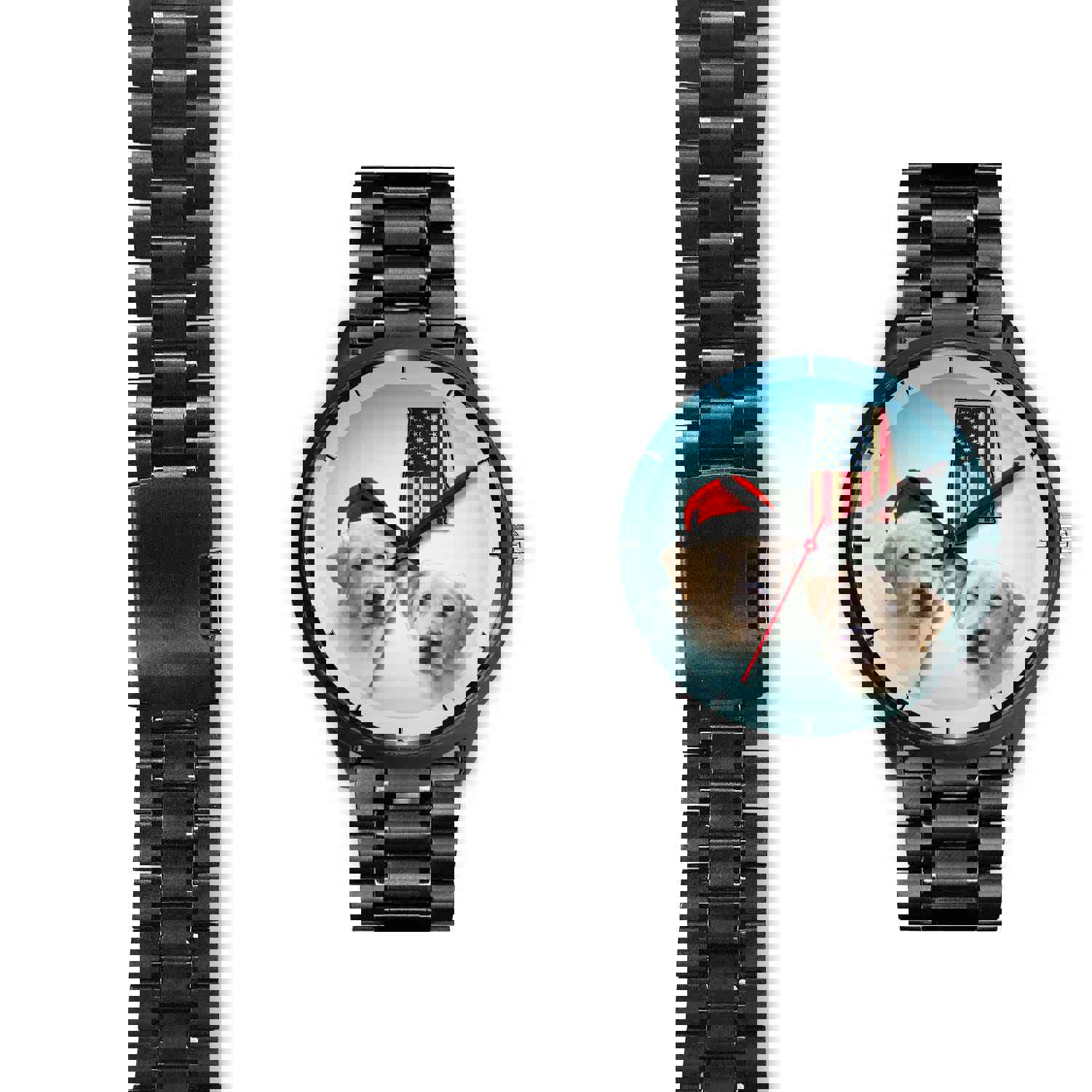 Labrador Retriever Alabama Christmas Special Wrist Watch