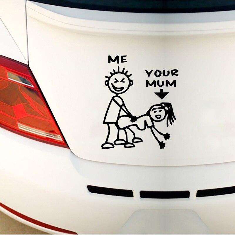 Funny Making My Stick Family Die Cut Vinyl Decal Sticker