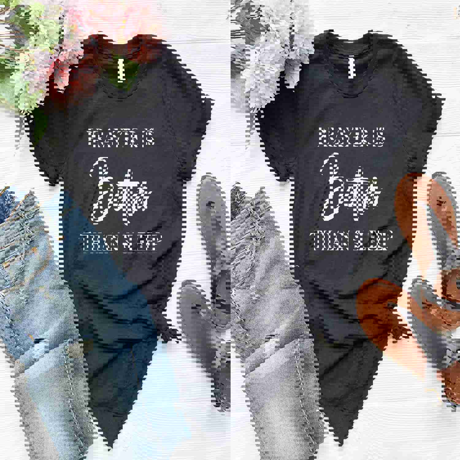 Love Shirt - Christian Faith Apparel with Cross Design