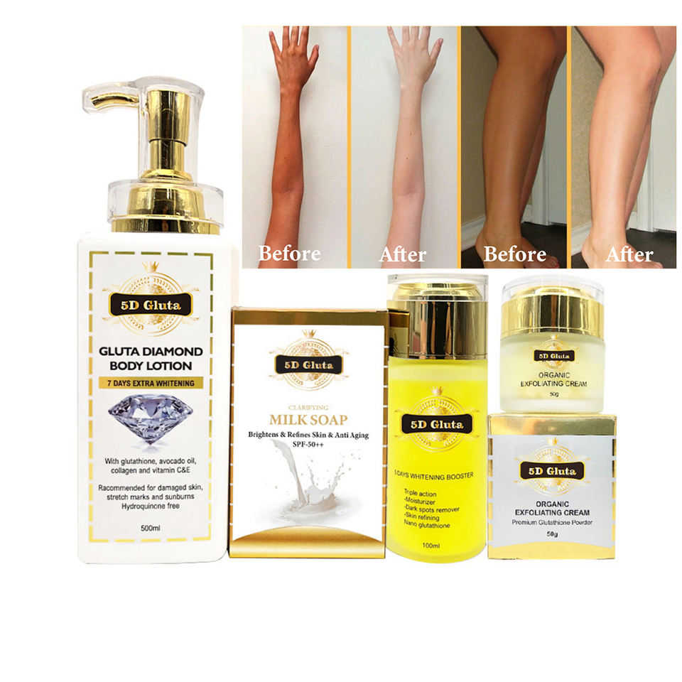 5D Gluta Diamond Whitening Skincare Set - Best Whitening Skin Care Products