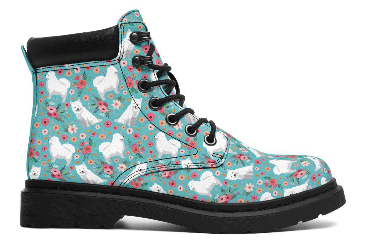Samoyed Flower Classic Vibe Boots