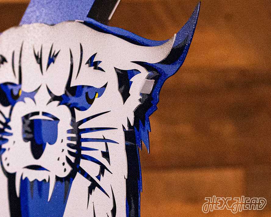 Kentucky Wildcats OUT of the VAULT, Vintage 70s Power K 3D Metal Wall Art