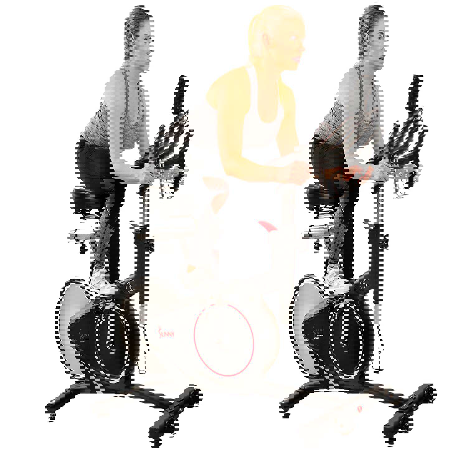 Sunny Health & Fitness Belt Drive Magnetic Indoor Cycling Bike