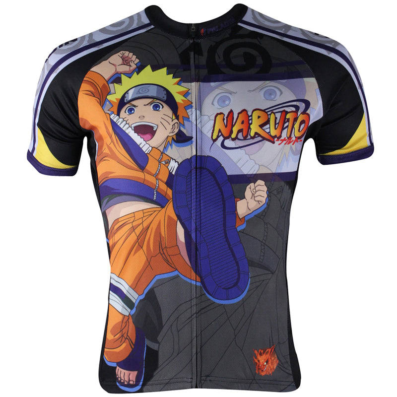 NARUTO Mens Cycling Jersey - Breathable & Quick-Dry for Outdoor Sports