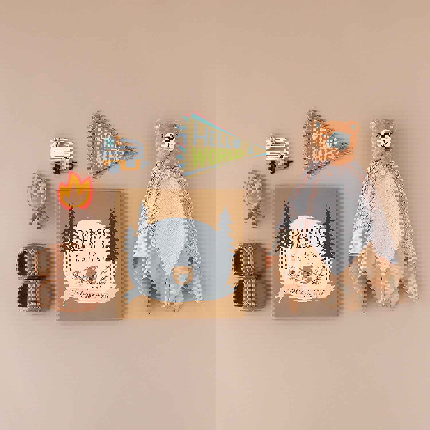 Little Camper Baby Teether Toy