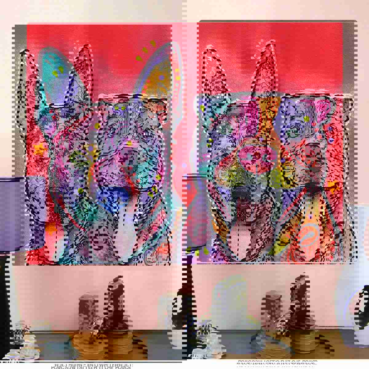 Happy Dogs Dean Russo Wall Decal - Removable Pet Wall Sticker