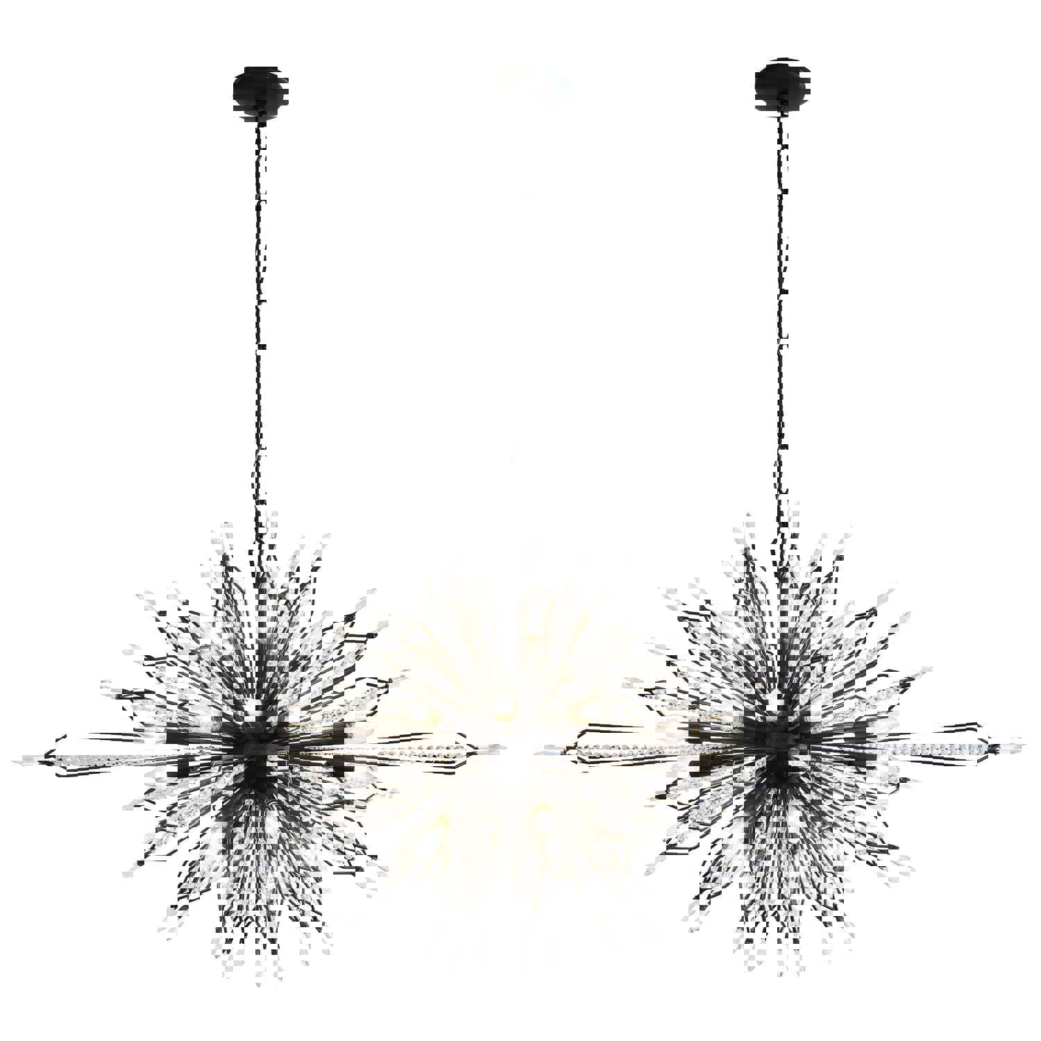 Orbital 20-Lt Oval Linear Pendant - Carbon