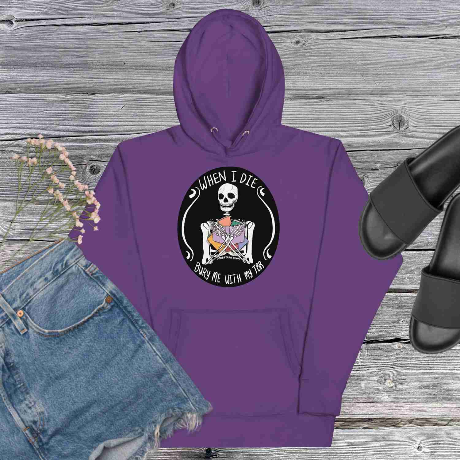 Bury Me with my TBR Hoodie - Book Lovers Gift - More Colors Available