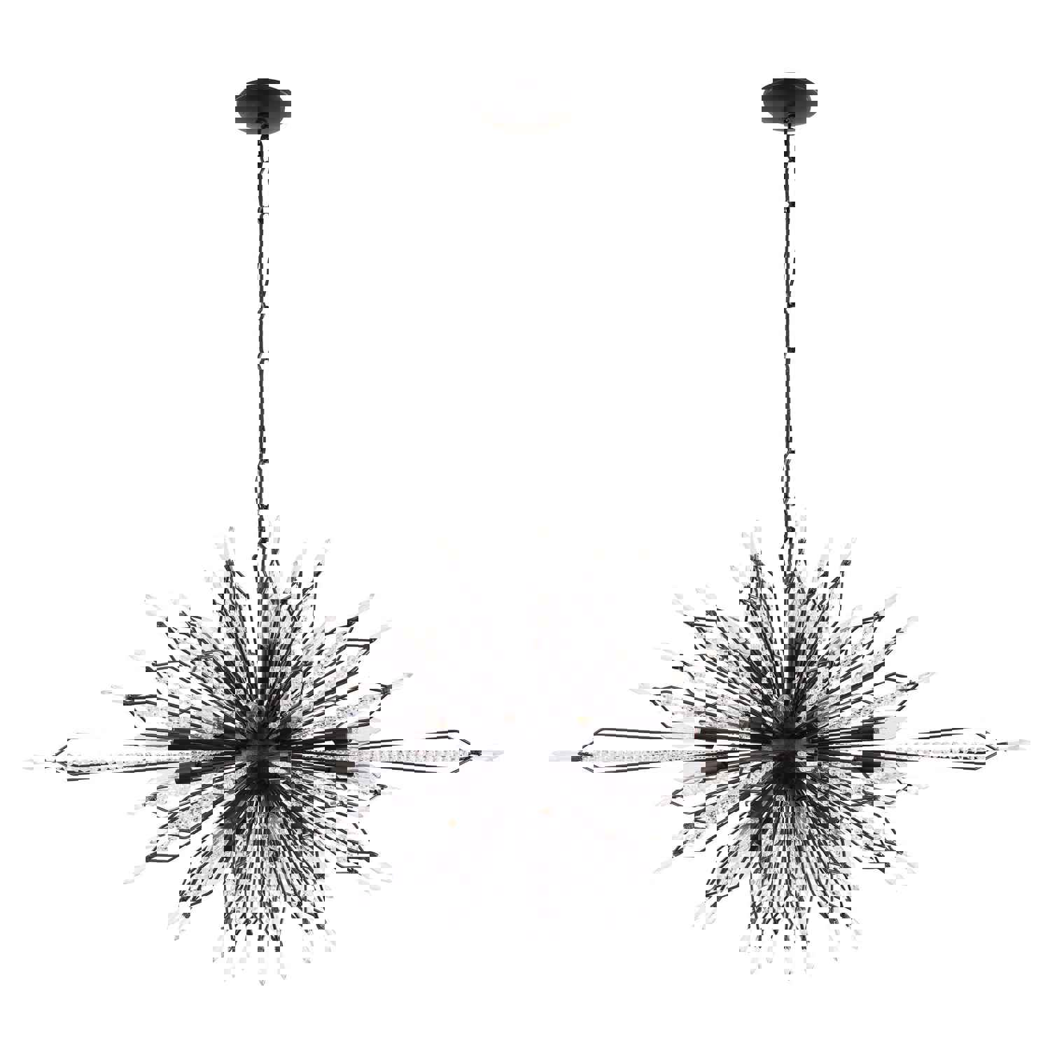 Orbital 20-Lt Oval Linear Pendant - Carbon