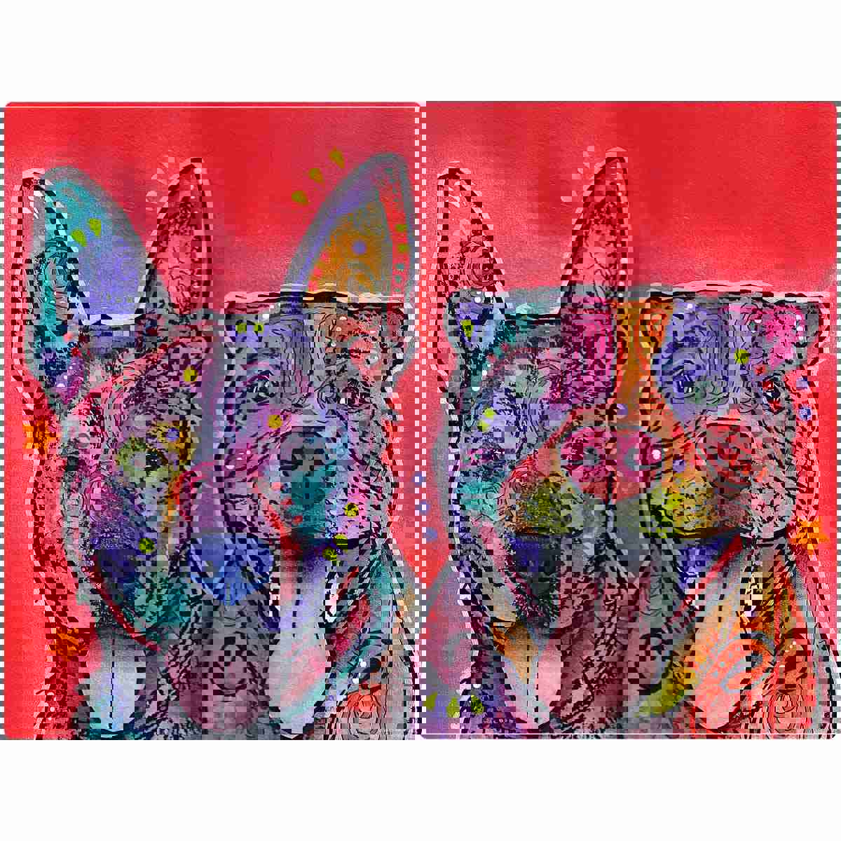 Happy Dogs Dean Russo Wall Decal - Removable Pet Wall Sticker