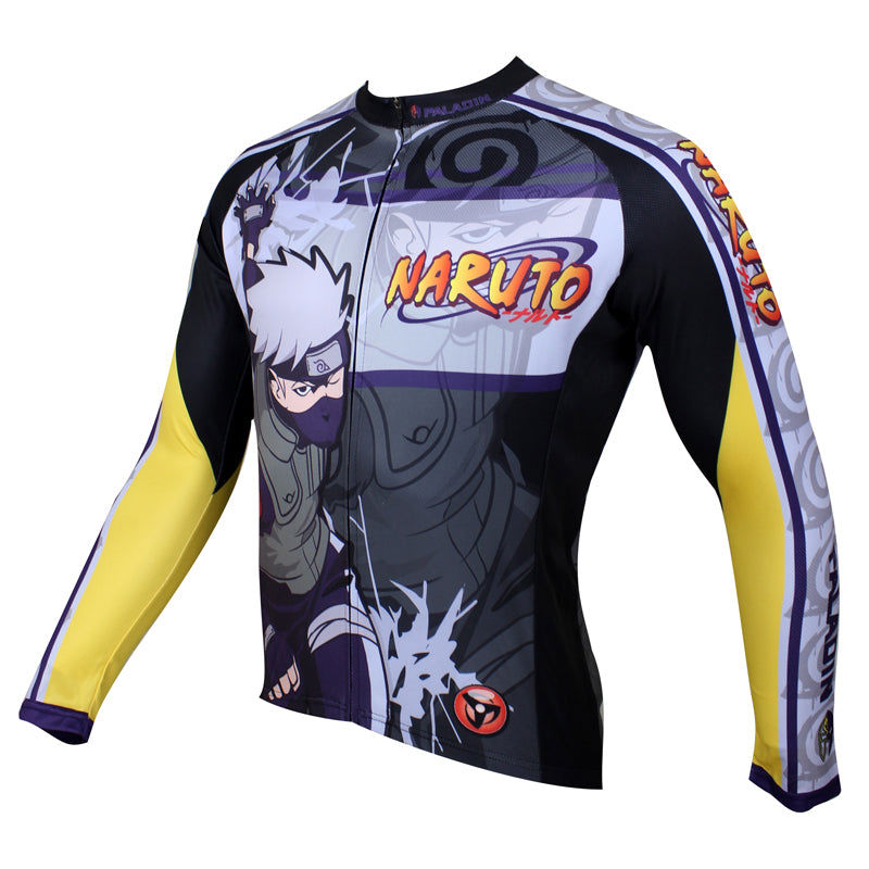 NARUTO Mens Cycling Jersey - Breathable & Quick-Dry for Outdoor Sports