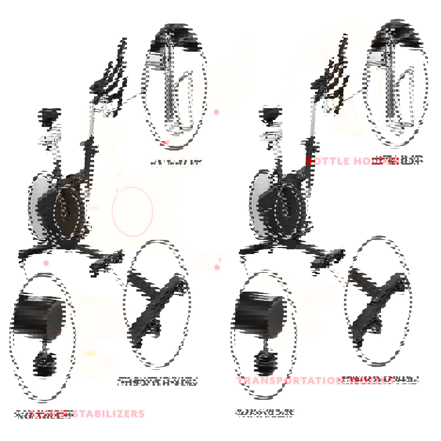 Sunny Health & Fitness Belt Drive Magnetic Indoor Cycling Bike