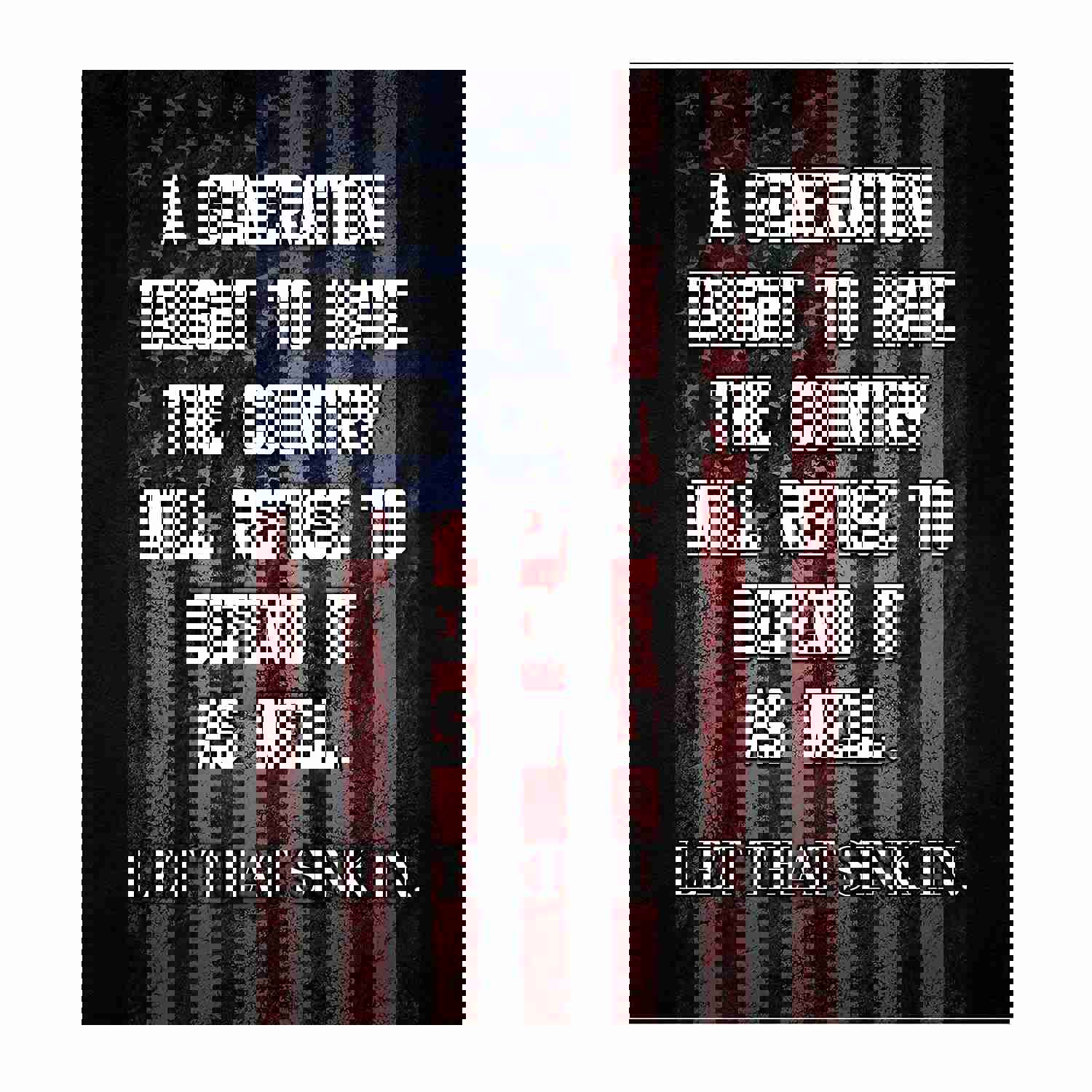 Patriotic American Flag Art - 8x10 Political Liberty & Freedom Wall Print