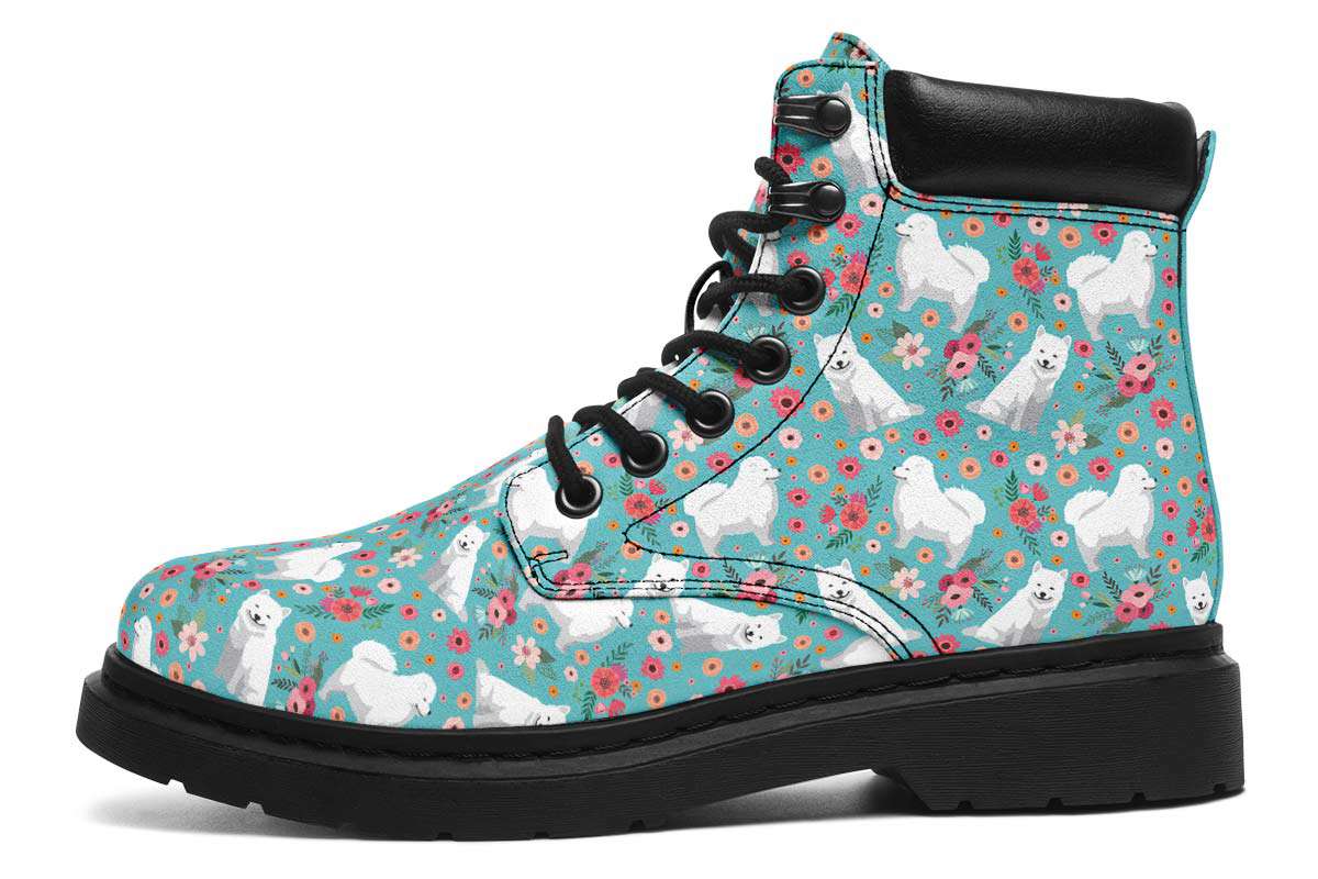 Samoyed Flower Classic Vibe Boots