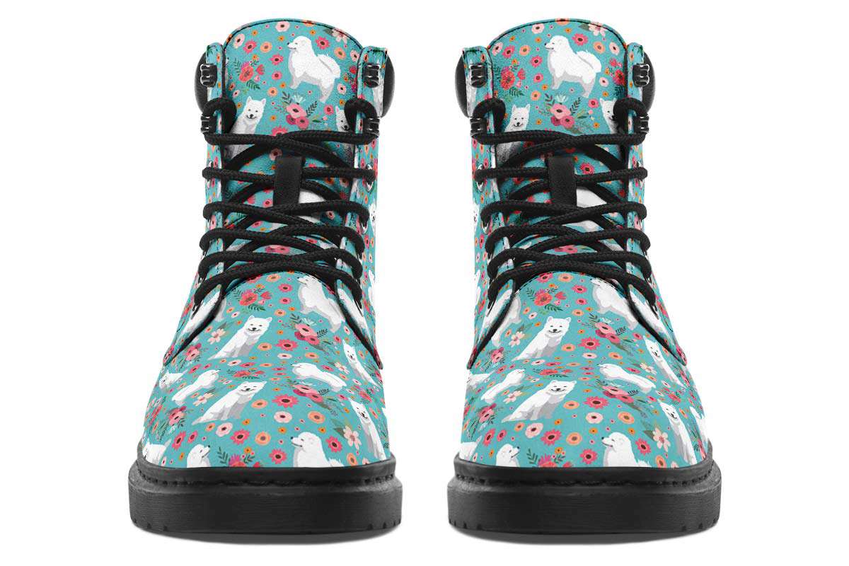 Samoyed Flower Classic Vibe Boots