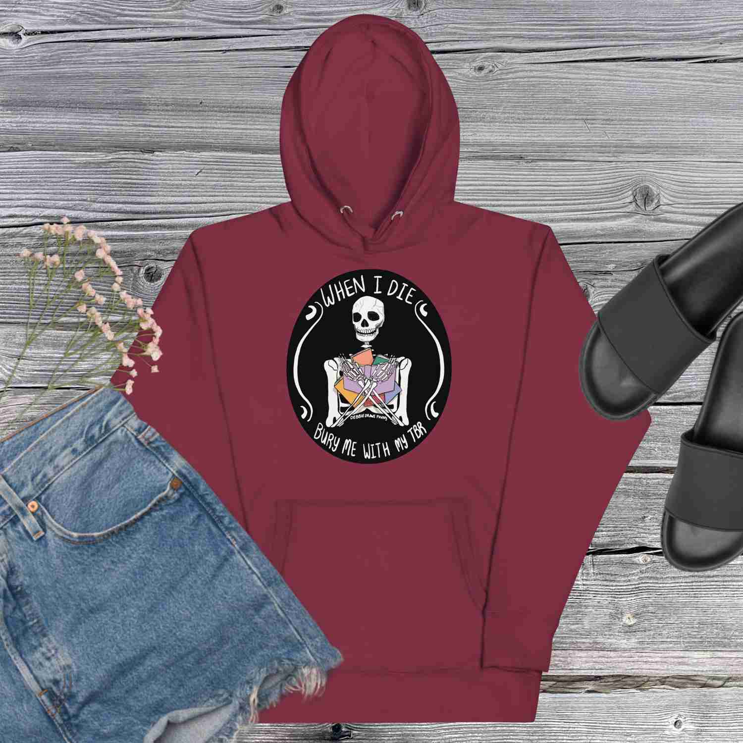 Bury Me with my TBR Hoodie - Book Lovers Gift - More Colors Available