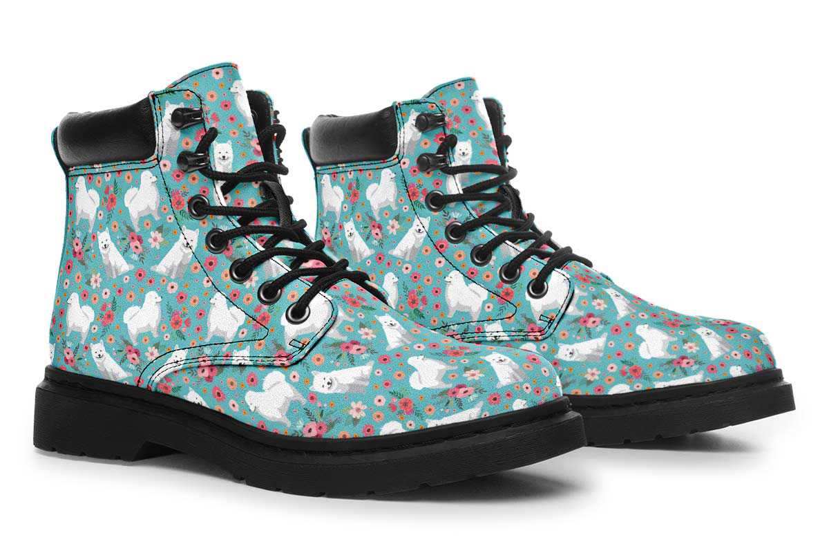 Samoyed Flower Classic Vibe Boots