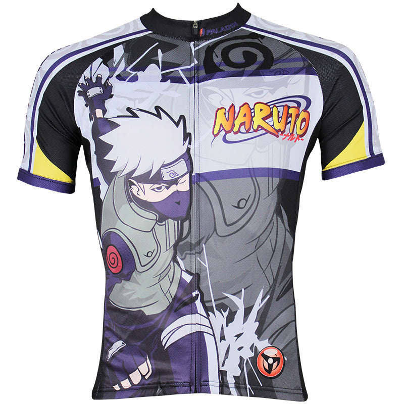 NARUTO Mens Cycling Jersey - Breathable & Quick-Dry for Outdoor Sports