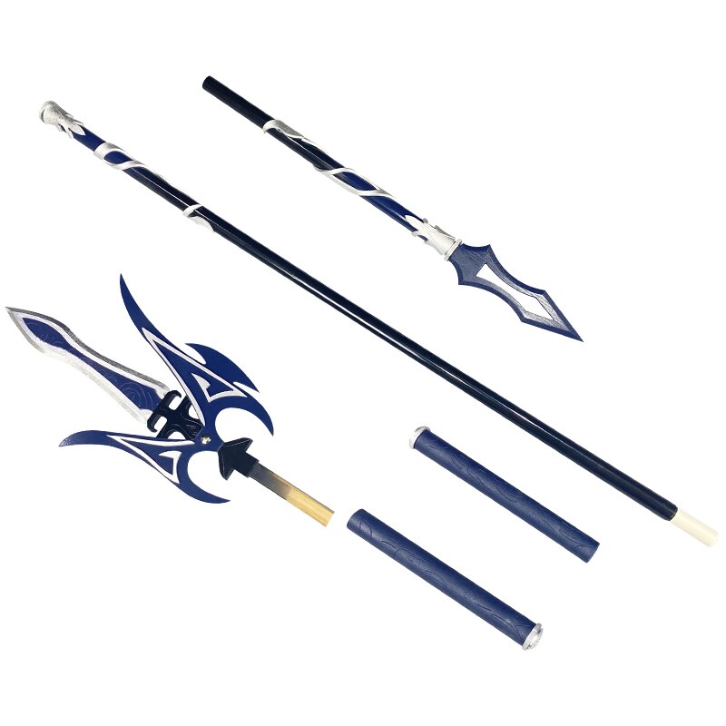 Anime Sha Po Lang Gu Yun Cosplay Spear and Stick Prop - Dual Form Weapon Accessory