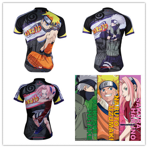 NARUTO Mens Cycling Jersey - Breathable & Quick-Dry for Outdoor Sports