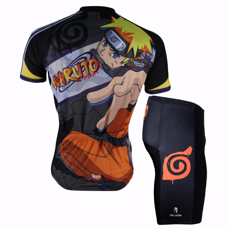 NARUTO Mens Cycling Jersey - Breathable & Quick-Dry for Outdoor Sports